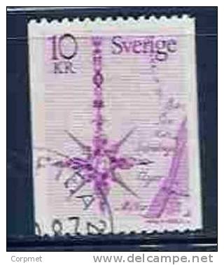 SWEDEN - NORTH ARROW And MAP - Yvert # 1019 - VF USED - Oblitérés