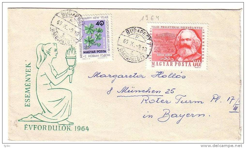 HONGRIE - Lettre Pour L´Allemagne (1965) - Lettres & Documents