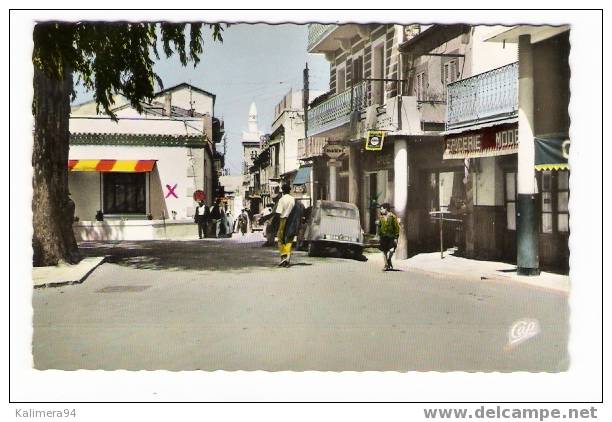 ALGERIE  /  TEBESSA  /  RUE  CARACALLA  ( + Auto  2CV  CITROËN ) /  CAP  N° 1547  ( Texte Historique De 1962 ! ) - Tébessa