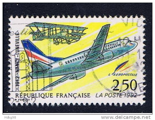 F Frankreich 1992 Mi 2925 Postflug Nancy - Lunéville 1912 - Gebraucht