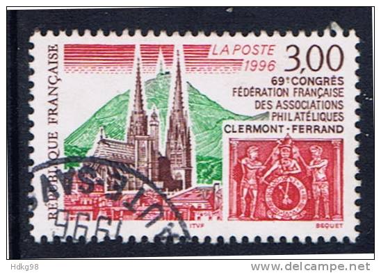 F Frankreich 1996 Mi 3152 Clermont-Ferrand - Usados