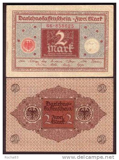 BILLETS ALLEMAGNE - Darlehaskassenschein - 2 Mark - Du 01 03 1920 - Pick 60 - 2 Mark