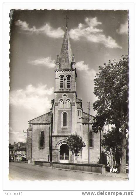 GERS  /  NOGARO - EN - ARMAGNAC  /  L´ EGLISE  /  Ed. APA-POUX   N° 113   ( A Voyagé En 1972 ) - Nogaro