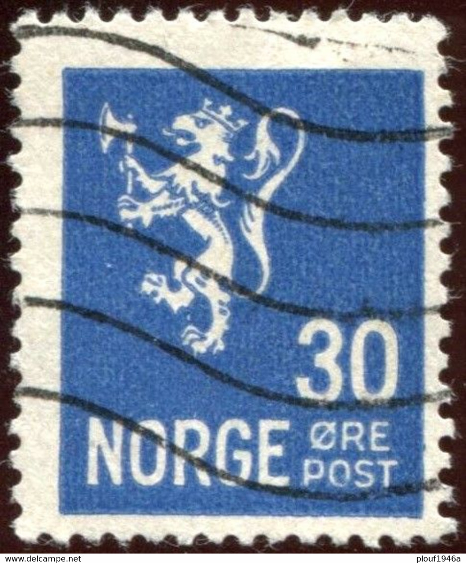 Pays : 352,02 (Norvège : Haakon VII)  Yvert Et Tellier N°:   118 (o) - Oblitérés