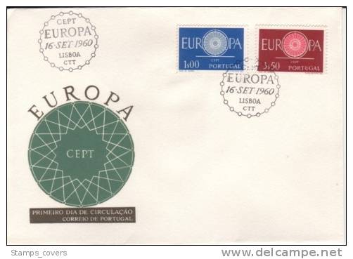 PORTUGAL FDC MICHEL 898/99 €5.00 EUROPA 1960 - 1960