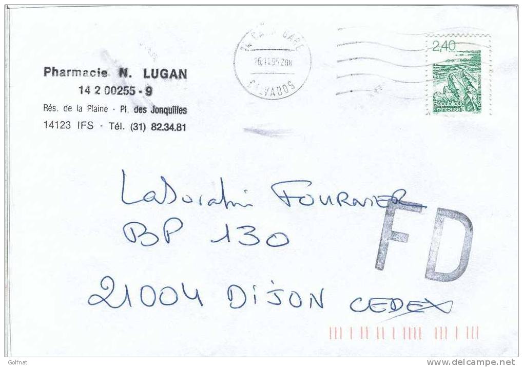 LETTRE FD DE CAEN - Storia Postale