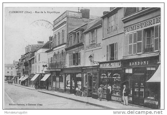 60 )FL) CLERMONT, Rue De La République, Ed Fontaine, ANIMEE - Clermont