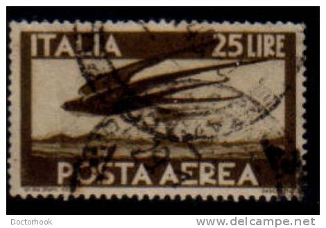 ITALY   Scott #  C 112   F-VF USED - Airmail