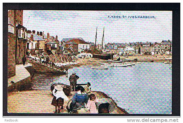 2 Early Postcards Clodgy Point & St Ives Harbour Cornwall - Ref B102 - St.Ives