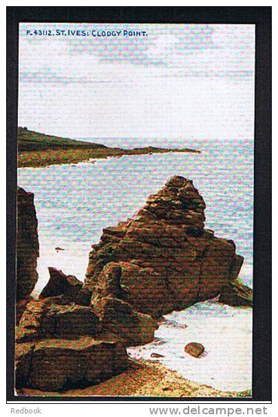 2 Early Postcards Clodgy Point & St Ives Harbour Cornwall - Ref B102 - St.Ives