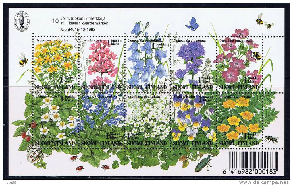 FIN Finnland 1994 Mi Bl. 13** - Unused Stamps