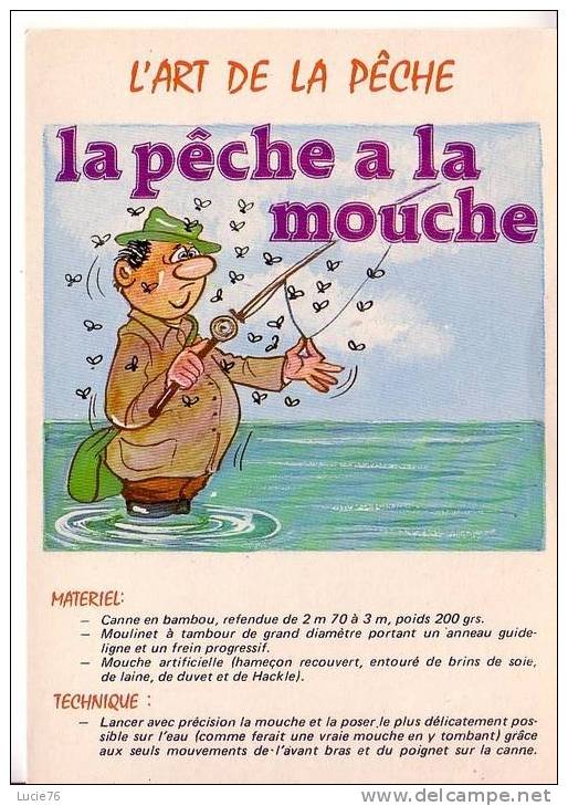 Série :  L´ART DE LA PECHE  -  LA PECHE A LA MOUCHE -  N° 867 - Angelsport