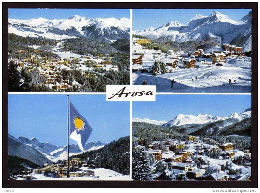 AROSA - 4 Vues Diverses - Circulé Sous Enveloppe - Gelaufen Unter Umschlag - Circulated Under Cover - 1985. - Arosa