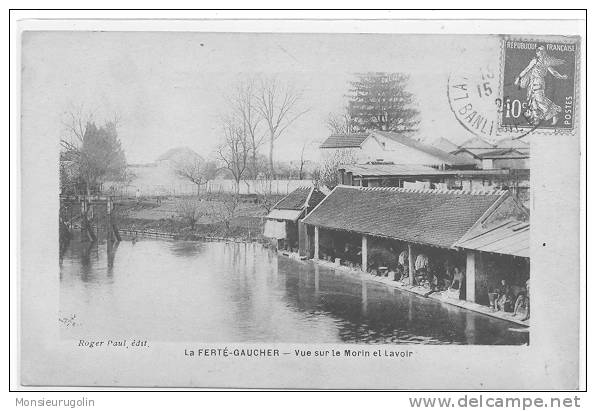 77 )FL) LA FERTE GAUCHER, Vue Sur Le Morin Et Lavoir, Roger Paul Edit - La Ferte Gaucher