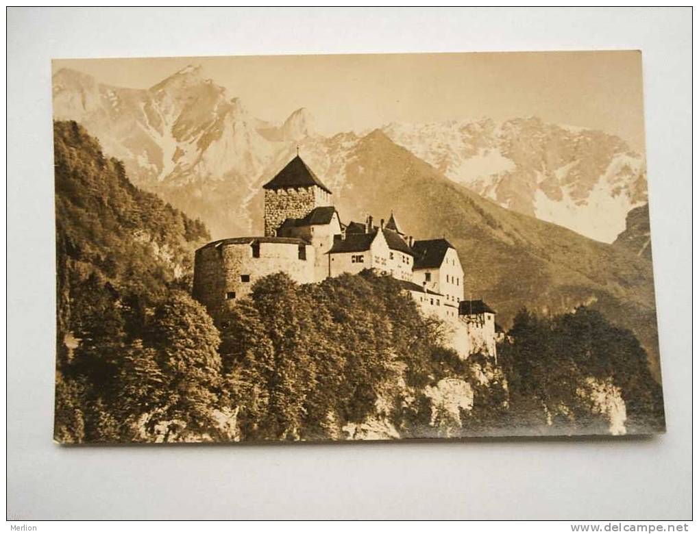 Fürstentum Liechtenstein -Schloss Vaduz  1940´s VF  D21091 - Liechtenstein