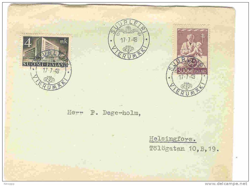 Finland-1948 Cover - Covers & Documents