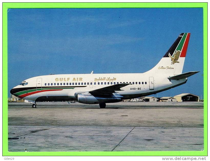 AVION - BOEING 737-200 SERIES - GULF AIR - A40-BE - - 1946-....: Moderne