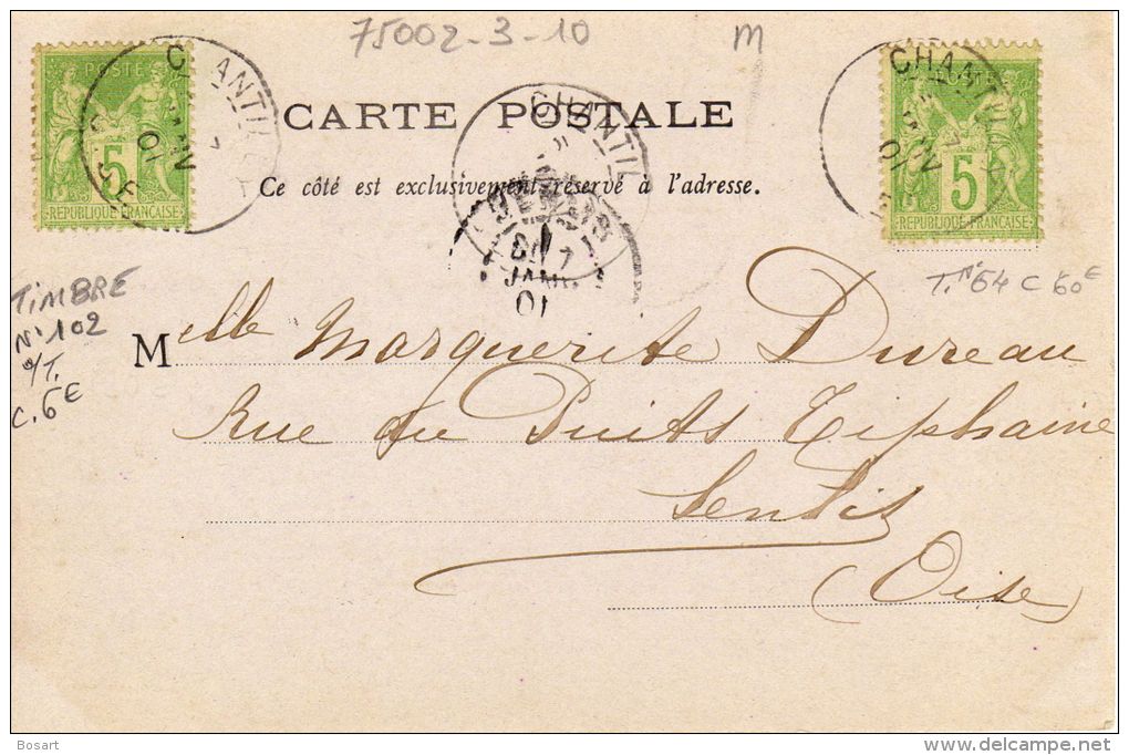 CPA France 75002.Paris.Pte St.Martin - 1876-1878 Sage (Type I)