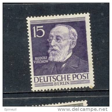 BERLIN *1952 1953 N° 82 YT - Unused Stamps