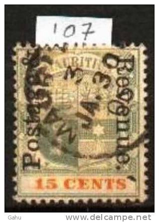 Maurice ; Armoiries ;   ;cote Y/T1995 :7.00 Fr. - Mauritius (1968-...)