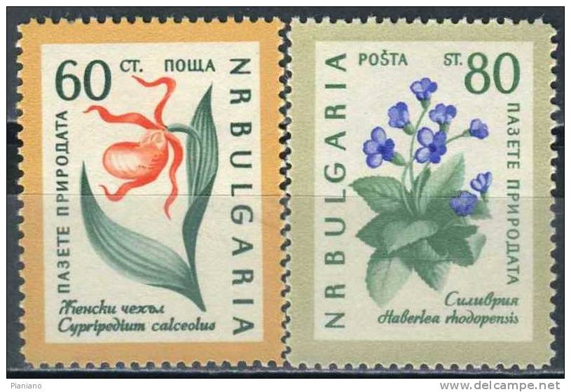 PIA - BULG - 1960 : Flore : Fleurs - (Mi 1164-69) - Nuevos