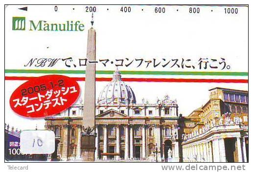 Télécarte ITALIE Reliée (10) Phonecard ITALY RELATED * Telefonkarte ITALIA Verbunden - Japan - - Paesaggi