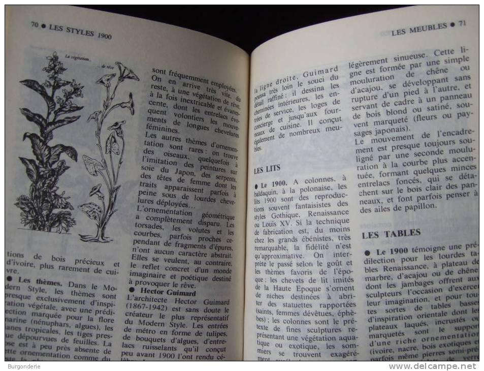 ENCYCLOPEDIE DES STYLES D´HIER ET D´AUJOURD´HUI/ TOME 2/ DU LOUIS PHILIPPE AU 1900/ITALIE ,ESPAGNE ,ANGLETERRE/ MARABOUT - Enzyklopädien