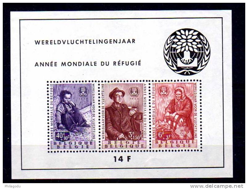 Belgique 1960, Année Mondiale Du Réfugié, Bloc Feuillet N° 32 ** Neuf  Postfrich - 1924-1960