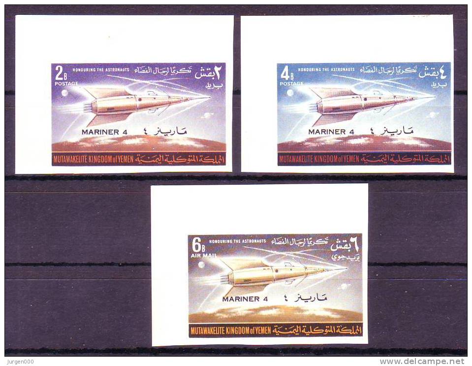 Yemen, Nr 165/167B **, Michel = 35 Euro (Z14150) - Asie