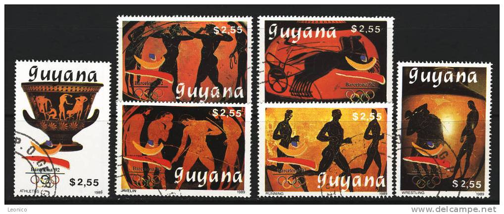 GUYANA 1989 / Mi.Nr: 3064-69 / Z 219. - Summer 1988: Seoul