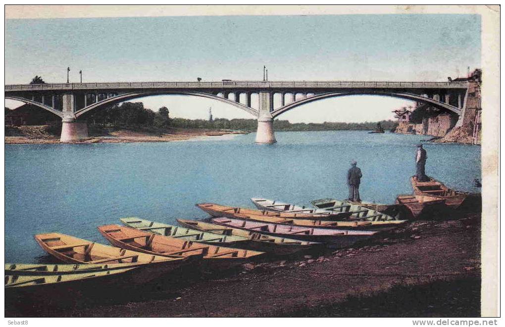 PORT ET PONT DE ST JUST SUR LOIRE - Saint Just Saint Rambert