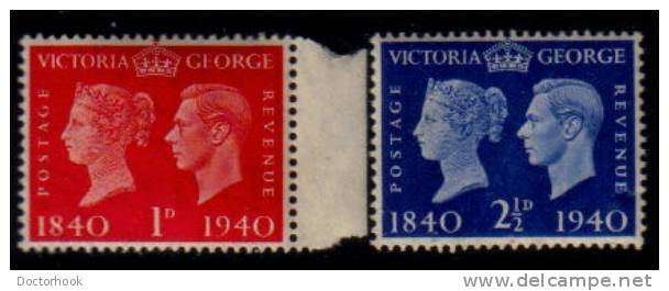 GREAT BRITAIN    Scott #  252-7** F-VF MINT NH - Neufs