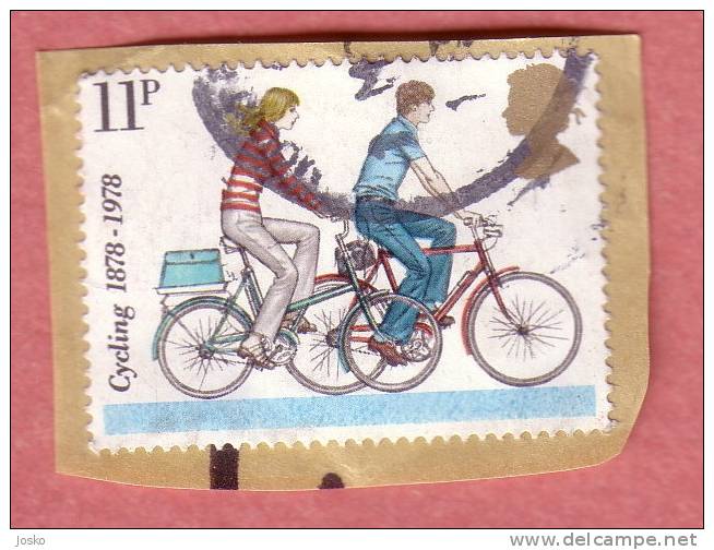 CYCLING ( England Stamp On Paper )*** Cyclisme - Radsport - Ciclismo - Bike - Bicycle – Cycle Bicyclette Vélo Bicicletta - Radsport