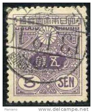 PIA - JAP - 1913 - Francobollo Ordinario - (Yv 123) - Oblitérés
