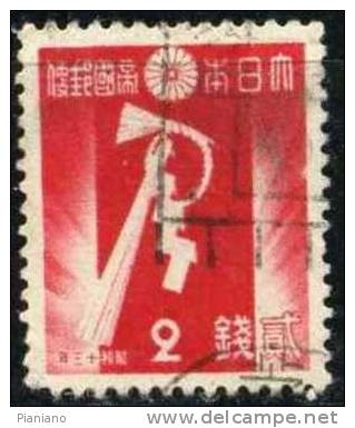 PIA - JAP - 1937 - Anno Nuovo - (Yv 261) - Usati