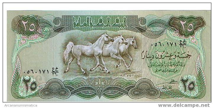 IRAQ,25 DINARES 1981,82 K72 SC-   DL-5754 - Iraq