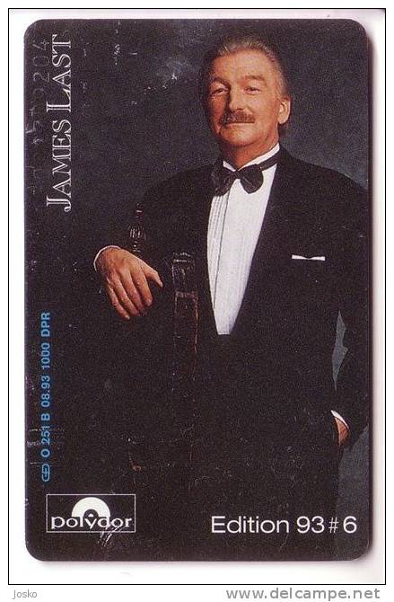 JAMES LAST  ( Germany Rare Card O Serie - Only 1.000 Ex ) Musik Muzik Musique - Damaged Card , See Scan For Condition - O-Series : Séries Client