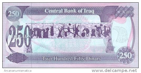 IRAK/IRAQ    250 Dinares  1.995/AH1415   KM#85   SC/UNC   DL-5781 - Irak