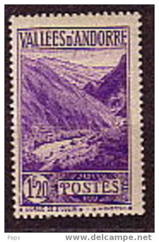 ANDORRE-N°76** PAYSAGES - Unused Stamps