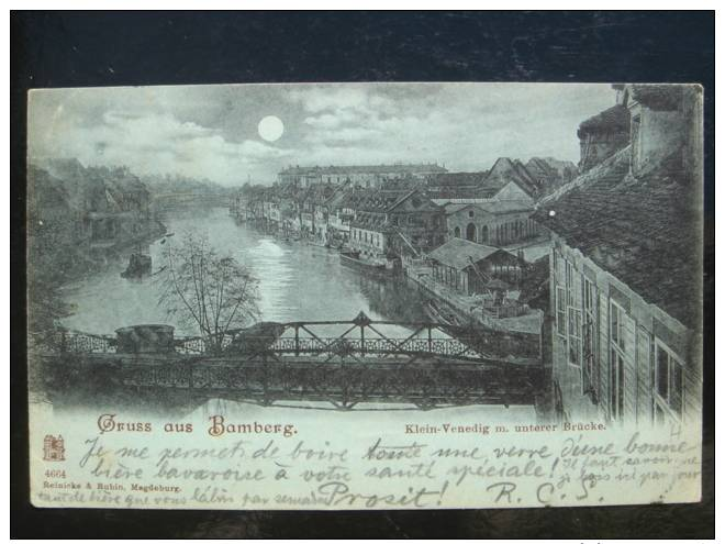 Gruss Aus Bamberg, Kleinvenedig, Gel. 1899 N F - Bamberg