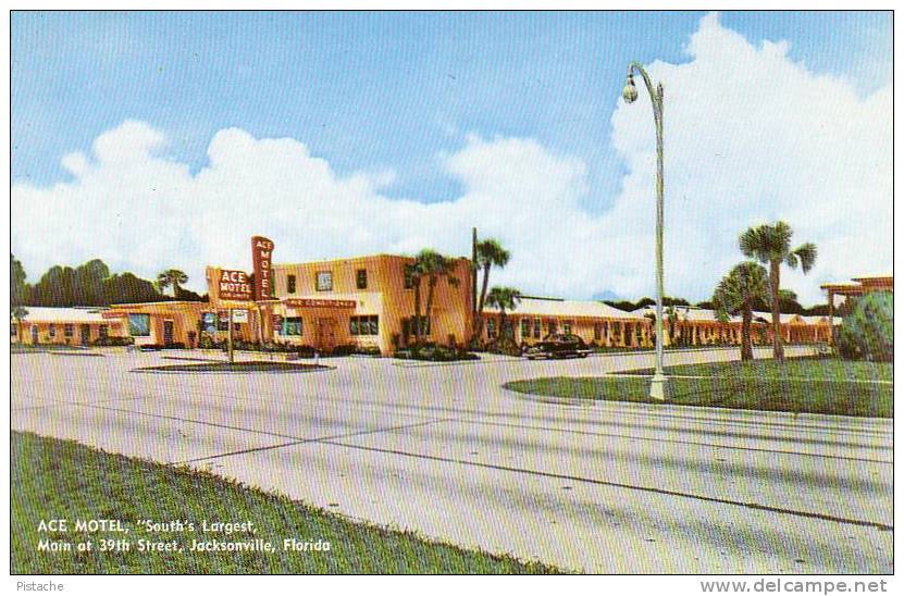 Jacksonville FLA - Roadside Ace Motel Hotel 1950´s - Mint Impeccable - Dexter #69646 - American Roadside