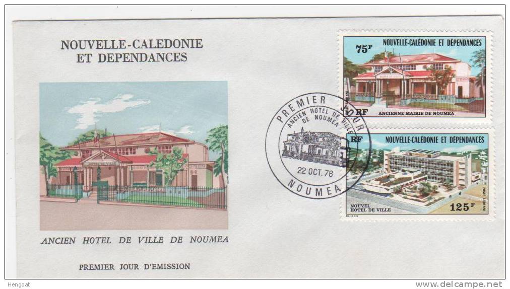 Timbres " Mairie , Hotel De Ville " /  FDC ,enveloppe 1er Jour  22 Oct 78 ,TB - Brieven En Documenten