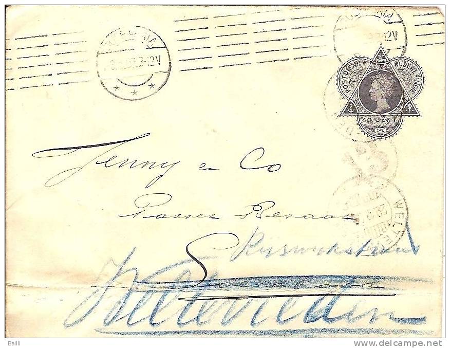 INDES NEERLANDAISES ENTIER POSTAL 1909 - Netherlands Indies