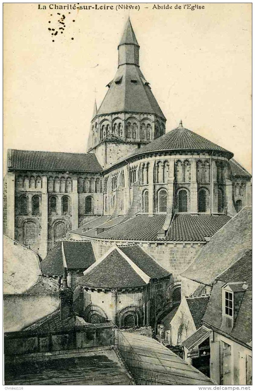 58 LA CHARITE SUR LOIRE Abside De L'église  1916 - La Charité Sur Loire