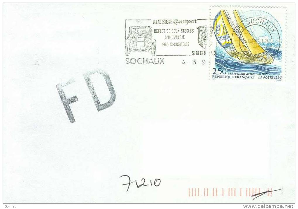 LETTRE SOCHAUX FD - Lettres & Documents