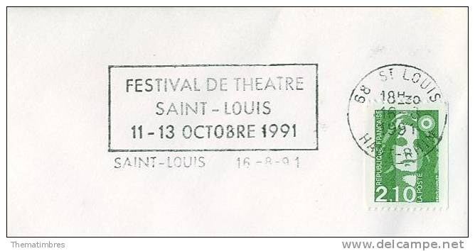 SD0296 Festival De Theatre Flamme Saint Louis 1991 - Théâtre