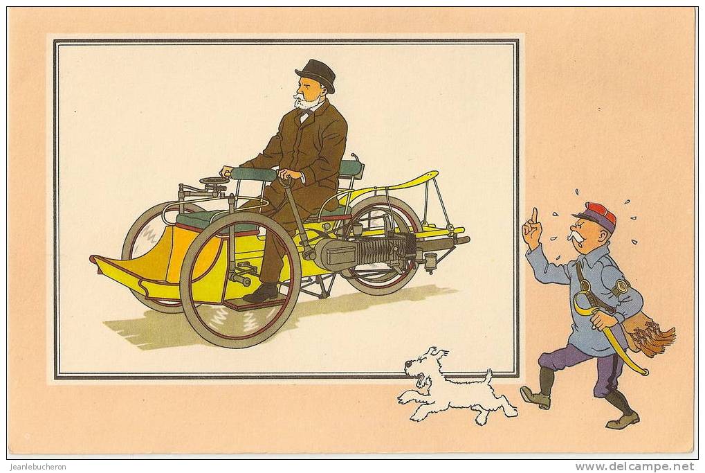 ( VOIR ET SAVOIR Par HERGE " éditeur Dargaud " Automobile  20x13   N°44 Serie 4 ) - Sammelbilder