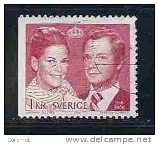 SWEDEN - MARIAGE ROYAL - ROYAL WEDDING - Yvert # 925a - VF USED - Oblitérés