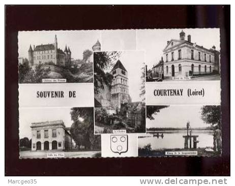 26632 Souvenir De Courtenay Multivue édit.combier N° 1 C  Chateau... Belle Cpsm - Courtenay