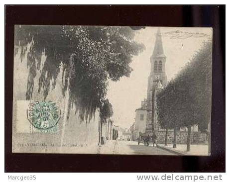 26669 Verrieres La Rue De L'église édit.G.I. N° 1673belle Carte - Verrieres Le Buisson